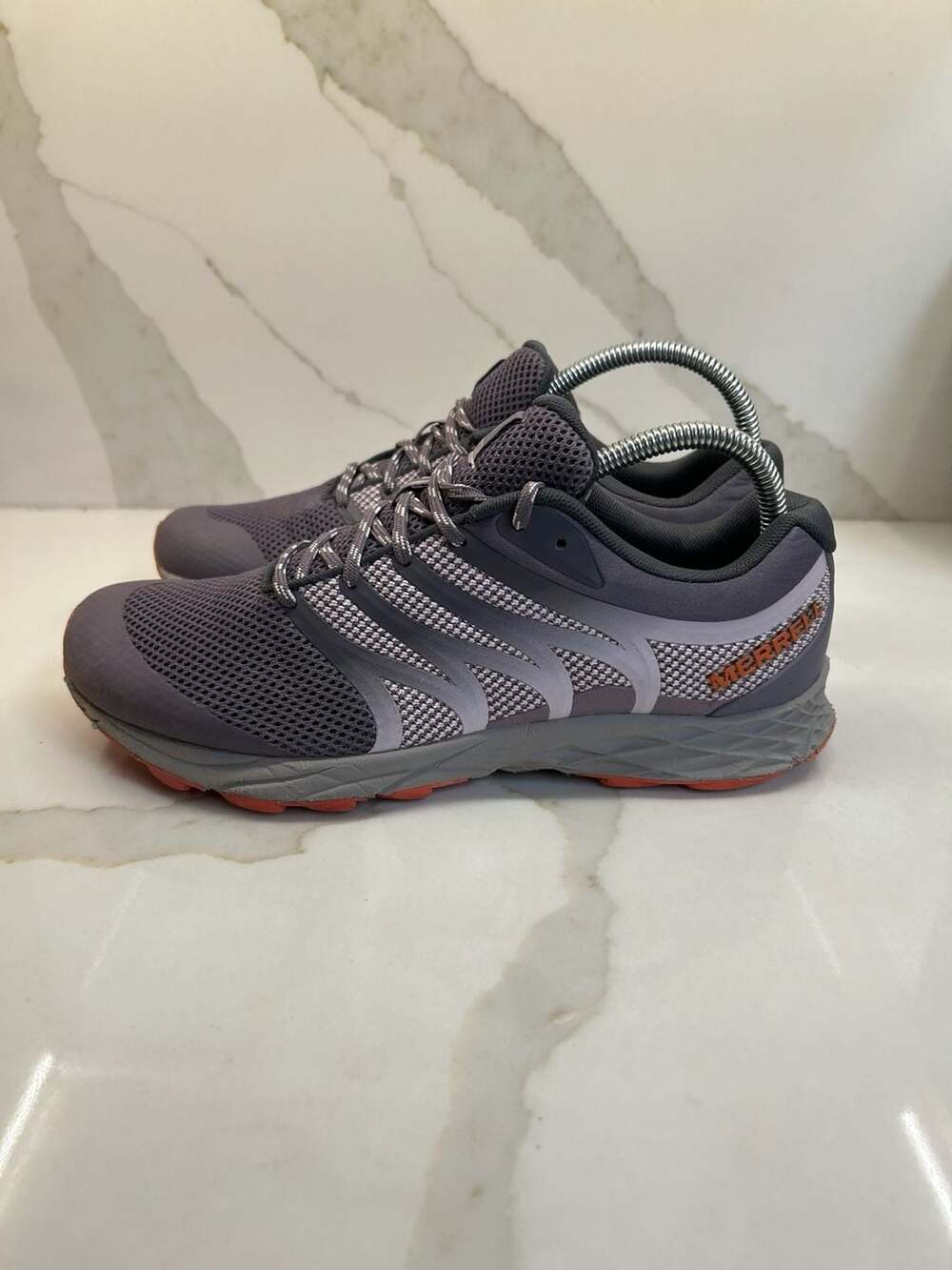 Merrell Mix Master 4 Athletic Trail Running Shoes Gray Orange (Size: 8.5)